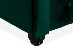 Chesterfield Lyx 3-sits Framåtbäddad bäddsoffa i sammet