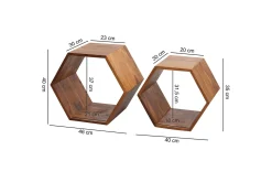 Chicosky Satsbord 46 cm 2 Bord