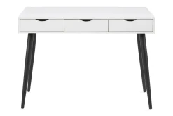 Citysea Skrivbord 110 cm med Förvaring 3 Lådor