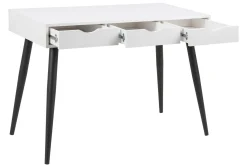 Citysea Skrivbord 110 cm med Förvaring 3 Lådor