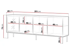 Claven Skänk 200 cm