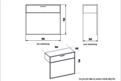 Cofield Sideboard 90 cm