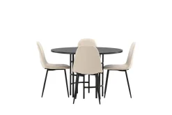 Copenhagen Matgrupp 115 cm Rund med 4 Polar stolar