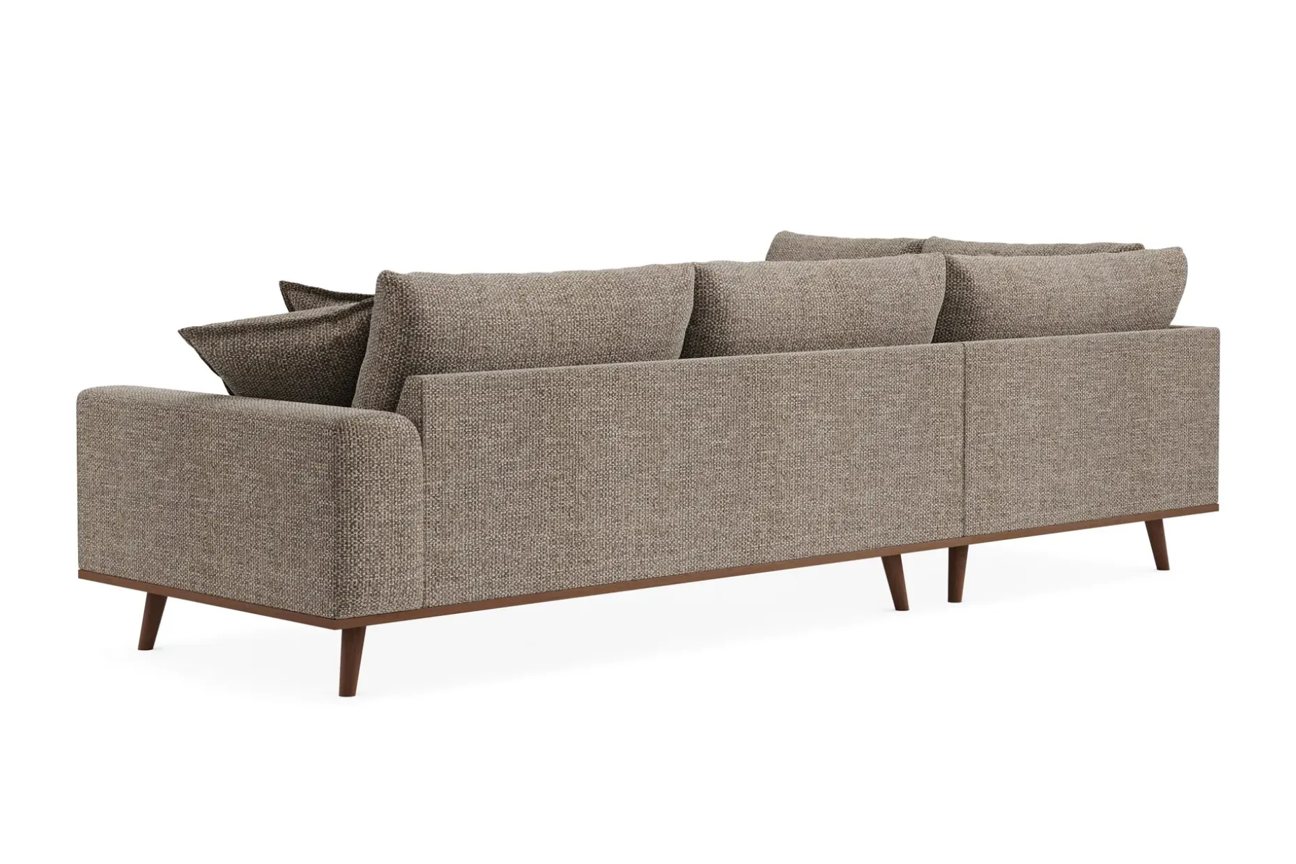 Copenhagen Premium 4-sits Vänstervänd L-formad Djup Schäslongsoffa i Chenille