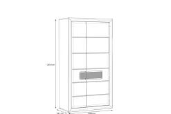 Corlius Garderob 55x109 cm