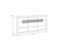 Corlius Sideboard 41x194 cm