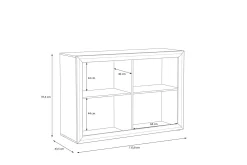 Corlius Sideboard 44x134 cm