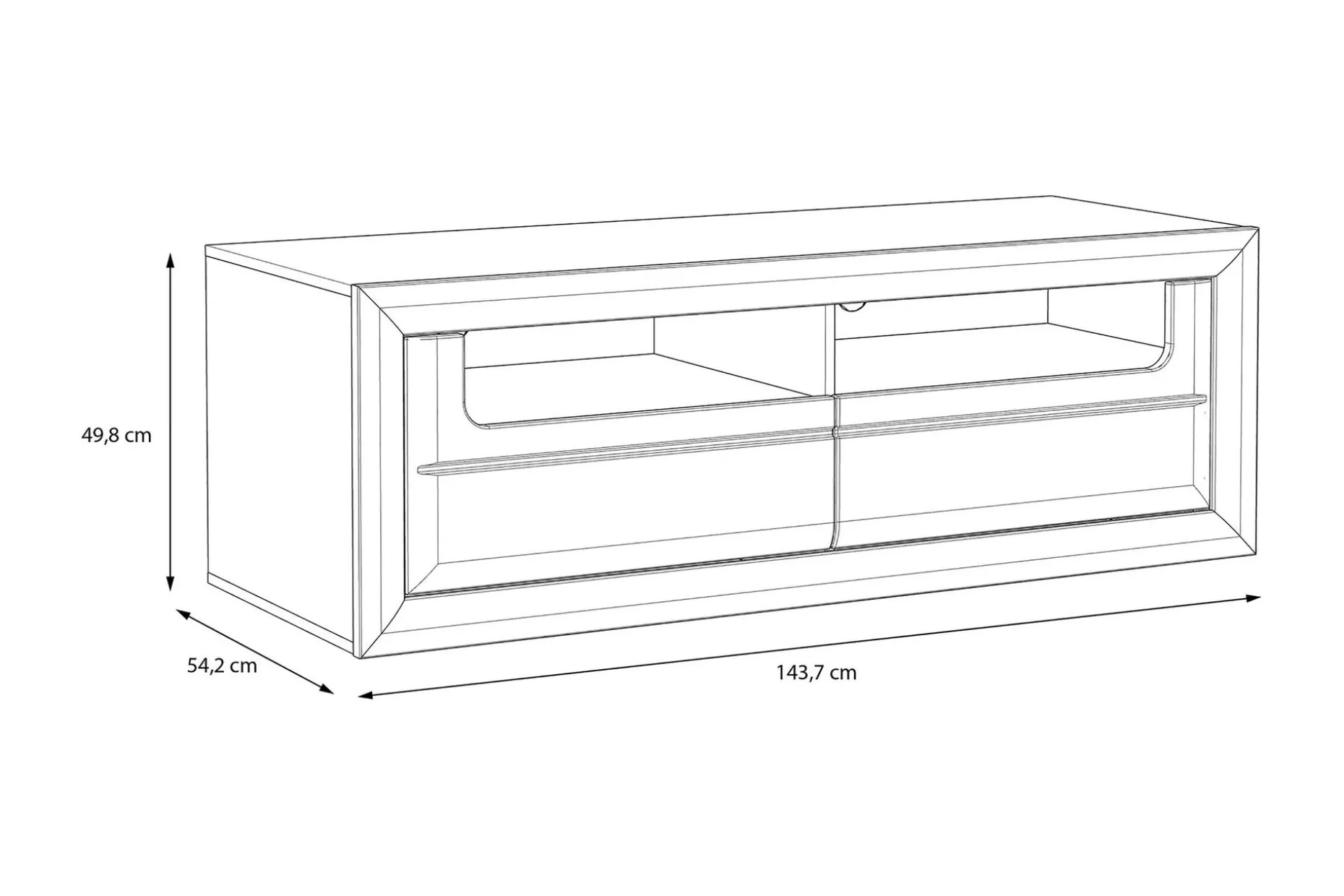 Corlius Tv-bänk 144 cm