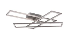 Corso LED Plafond borstad stål