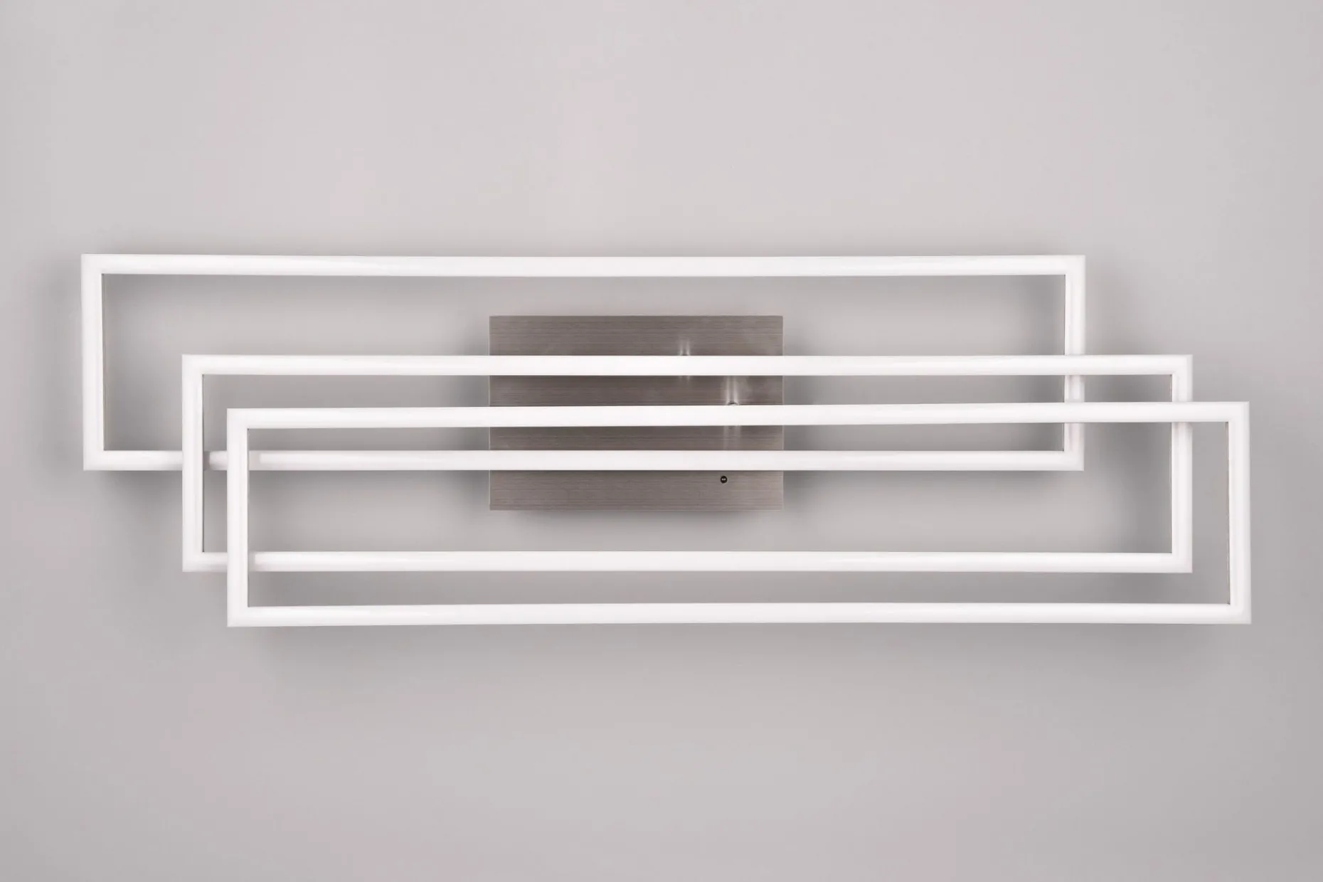 Corso LED Plafond borstad stål