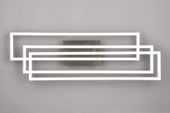 Corso LED Plafond borstad stål