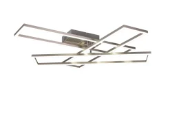 Corso LED Plafond borstad stål