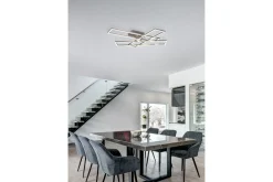 Corso LED Plafond borstad stål