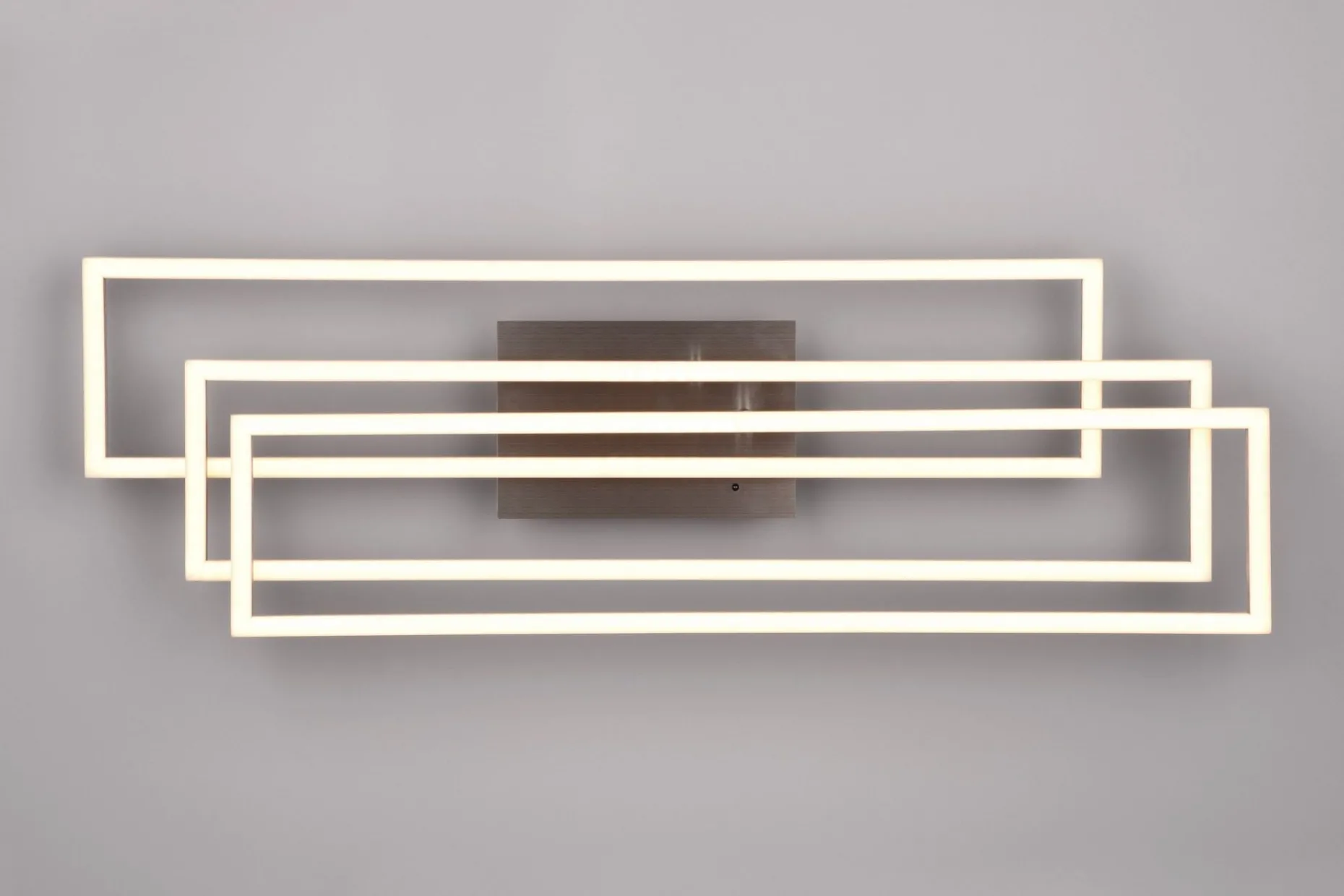 Corso LED Plafond borstad stål