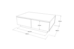 Cranner Soffbord 90 cm