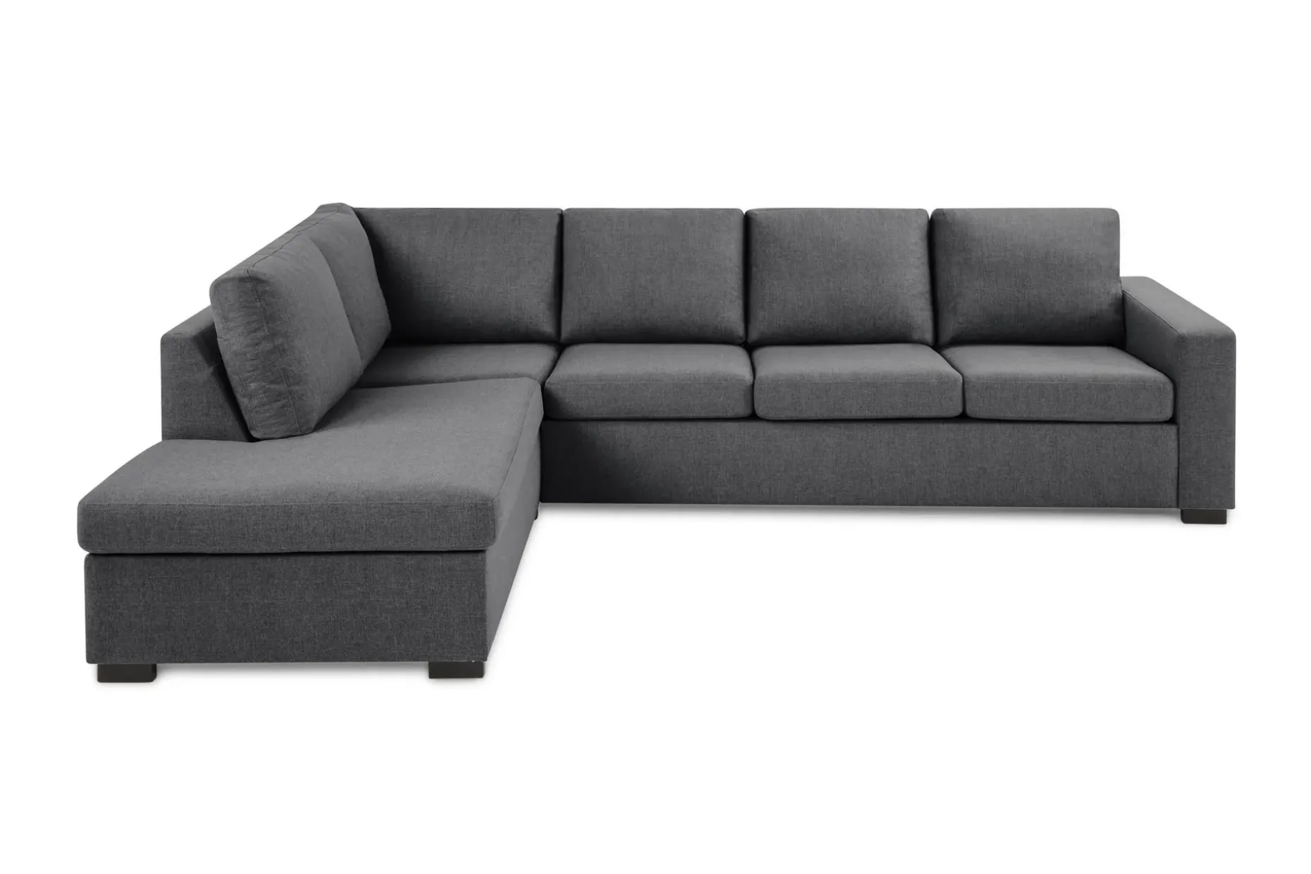 Crazy Limited Edition 4-sits Vänstervänd L-formad Schäslongsoffa i Tyg