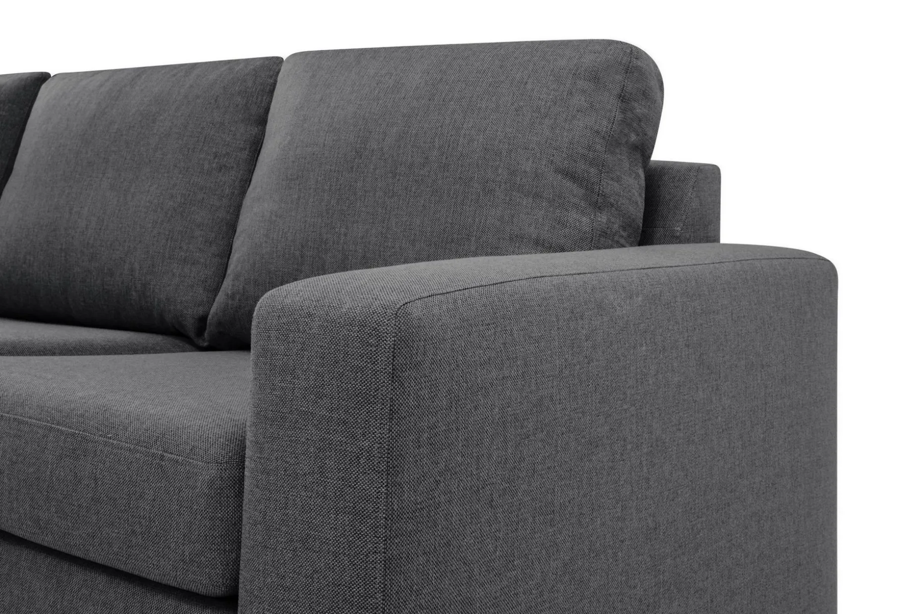 Crazy Limited Edition 4-sits Vänstervänd L-formad Schäslongsoffa i Tyg