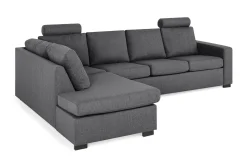 Crazy Limited Edition 4-sits Vänstervänd L-formad Schäslongsoffa i Tyg