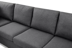 Crazy Limited Edition 4-sits Vänstervänd L-formad Schäslongsoffa i Tyg