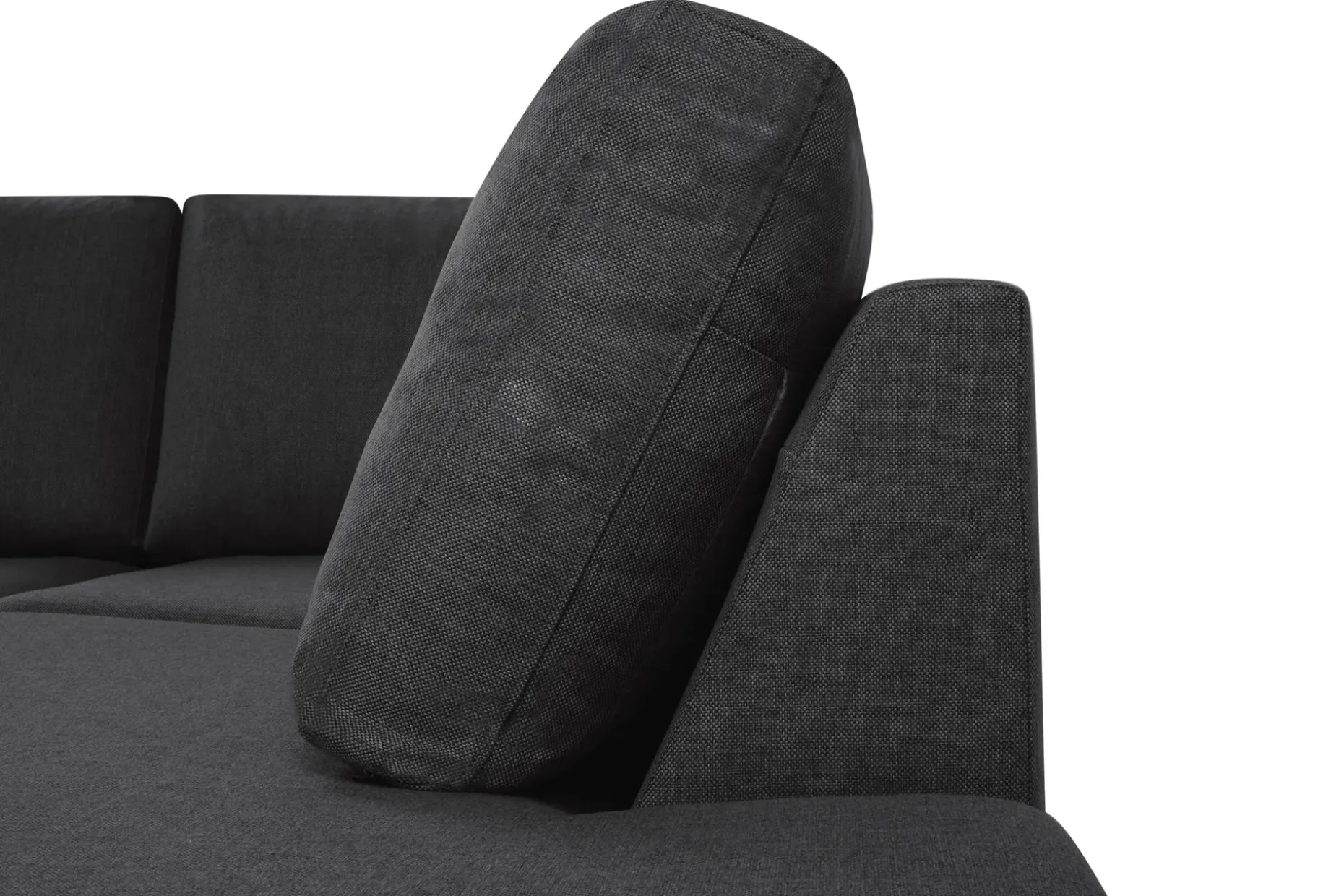 Crazy 5-sits Högervänd U-formad X-Large Soffa med Divan och Schäslong i Tyg