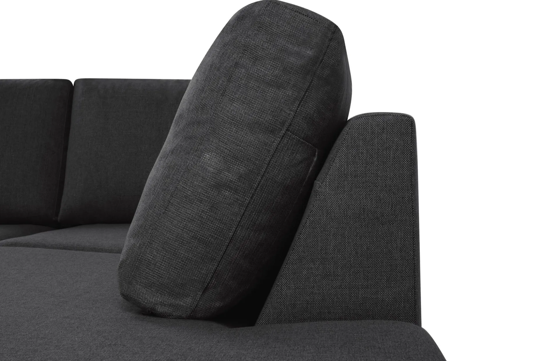 Crazy 5-sits Högervänd U-formad X-Large Soffa med Divan och Schäslong i Tyg