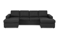 Crazy 4-sits U-formad Soffa med dubbeldivan i Tyg