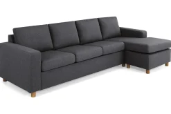 Crazy 4-sits Vändbar L-formad Divansoffa i Tyg