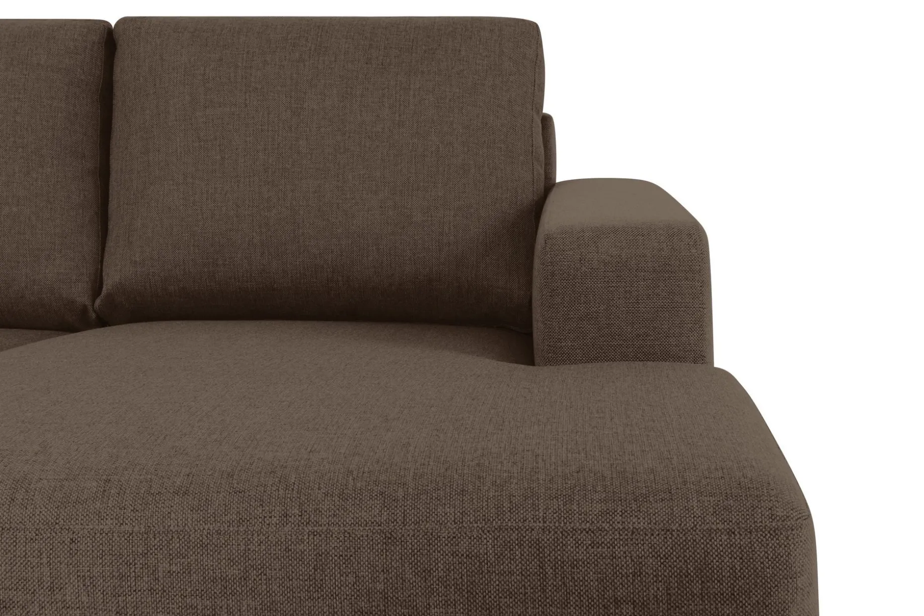 Crazy 4-sits Vänstervänd U-formad Large Soffa med Divan och Schäslong i Tyg