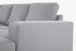 Crazy 4-sits Vänstervänd U-formad Large Soffa med Divan och Schäslong i Tyg