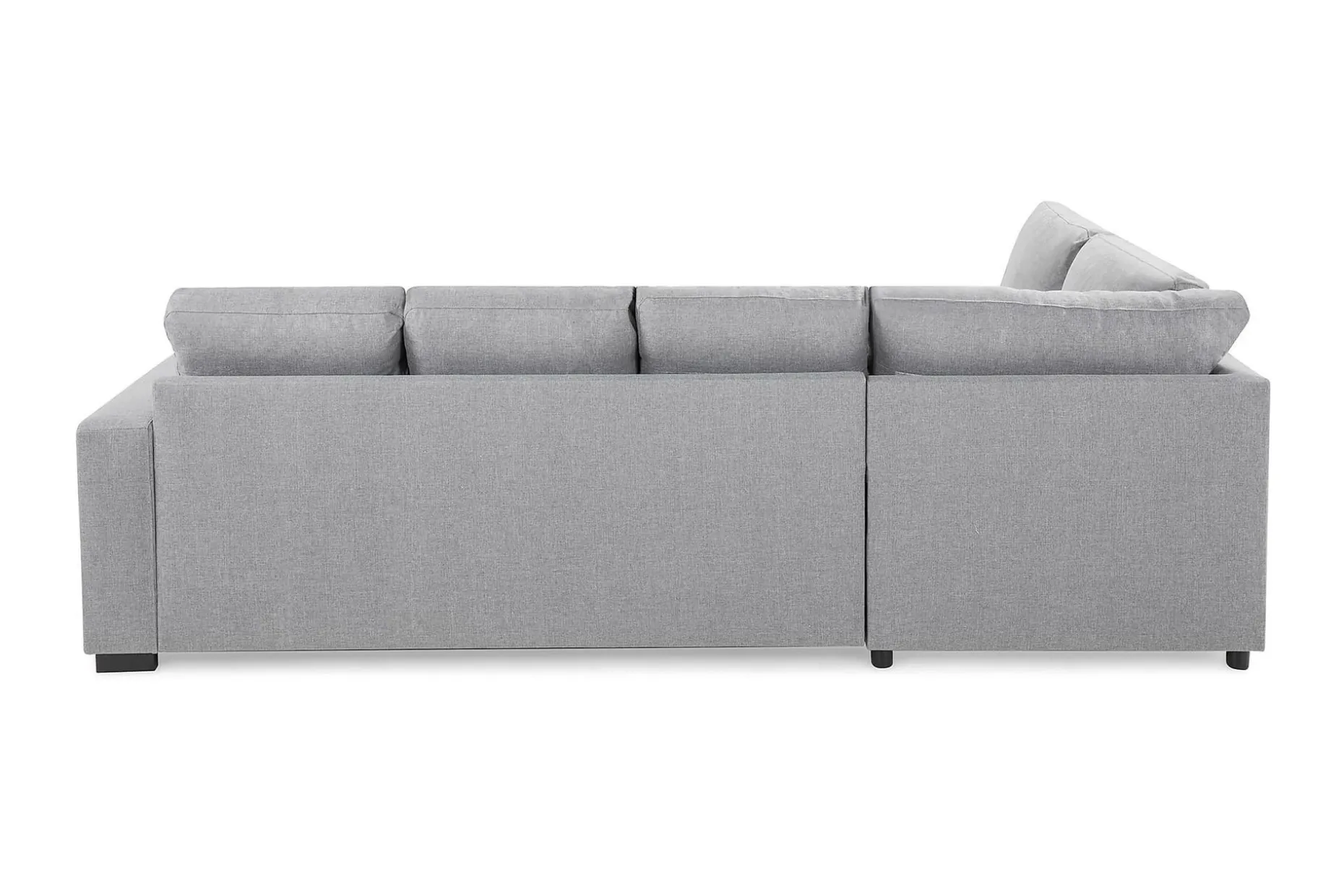 Crazy 4-sits Vänstervänd U-formad Large Soffa med Divan och Schäslong i Tyg