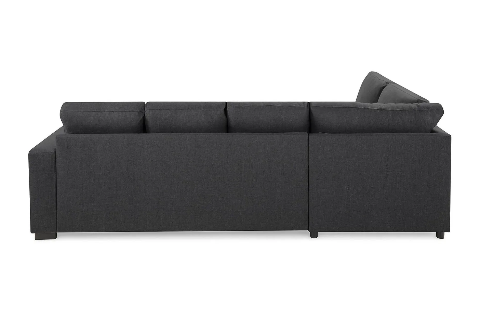 Crazy 4-sits Vänstervänd U-formad Small Soffa med Divan och Schäslong i Tyg