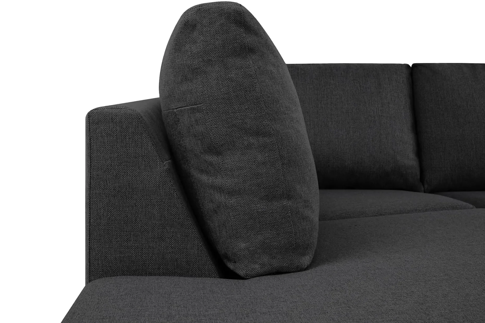 Crazy 4-sits Vänstervänd U-formad Small Soffa med Divan och Schäslong i Tyg