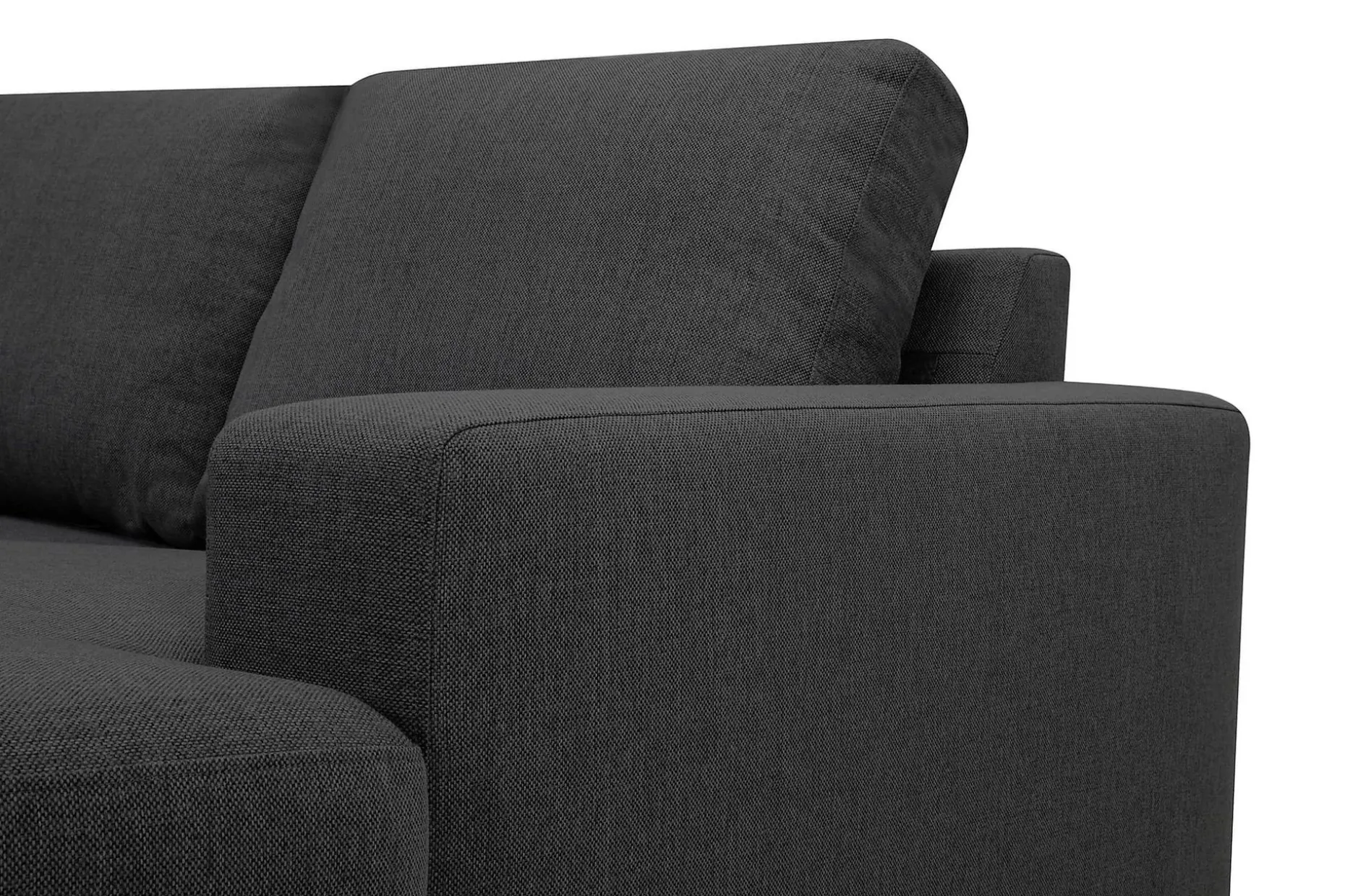 Crazy 4-sits Vänstervänd U-formad Small Soffa med Divan och Schäslong i Tyg