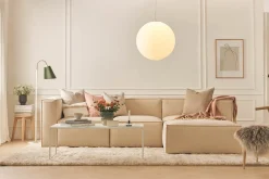 Cubo 4-sits Djup Modulsoffa med Divan i Tyg
