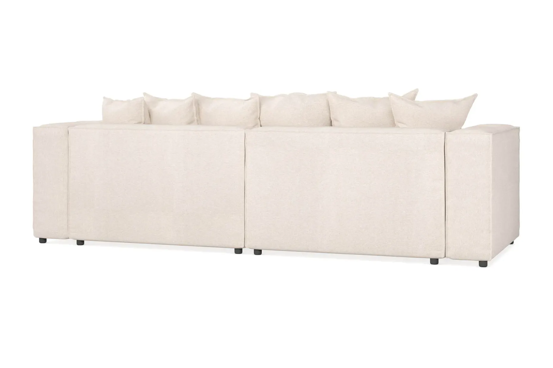 Cubo 4-sits L-formad Djup Modulsoffa med Divan i Tyg