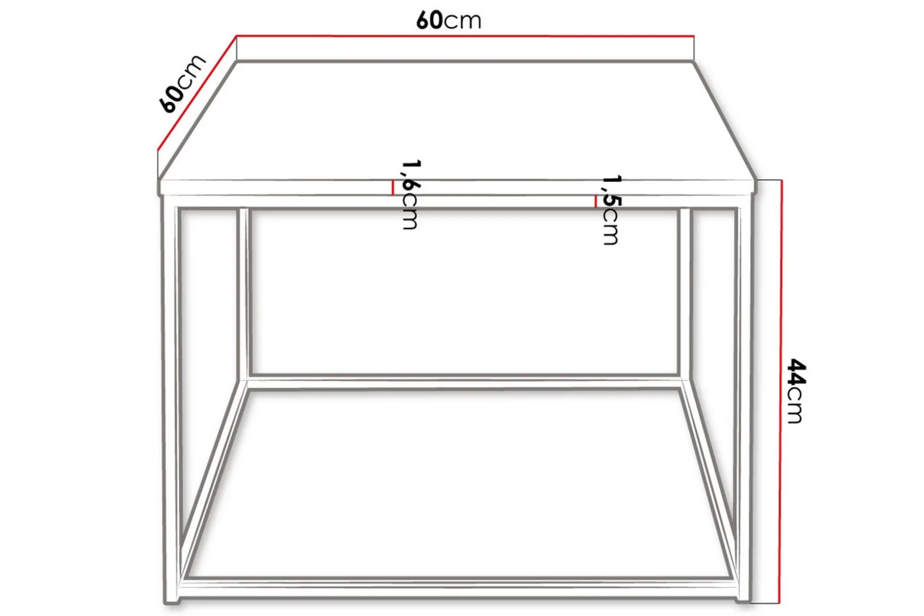 Cubosa Soffbord 60 cm