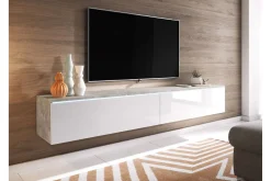 Cuguen TV-bänk 180 cm LED-belysning