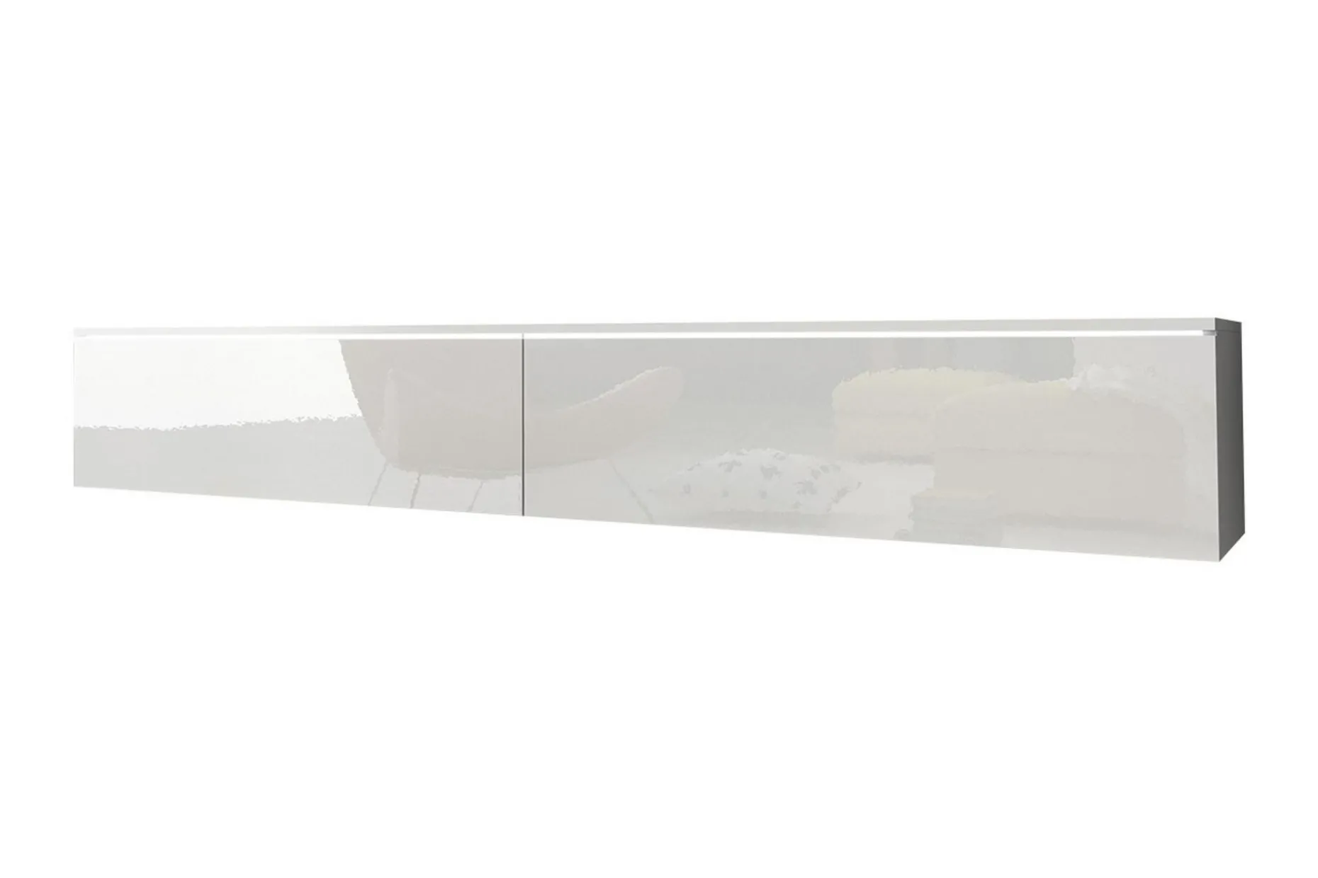 Cuguen Vägghängd Tv bänk med Förvaring 180x32x30 cm