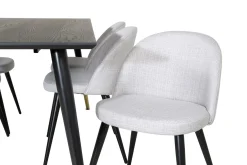Daicy Matbord 180 cm med 6 st Sedavi Matstol
