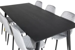 Daicy Matbord 180 cm med 6 st Ypas Matstol