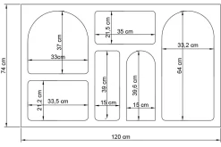 Dalim Konsollbord 120 cm