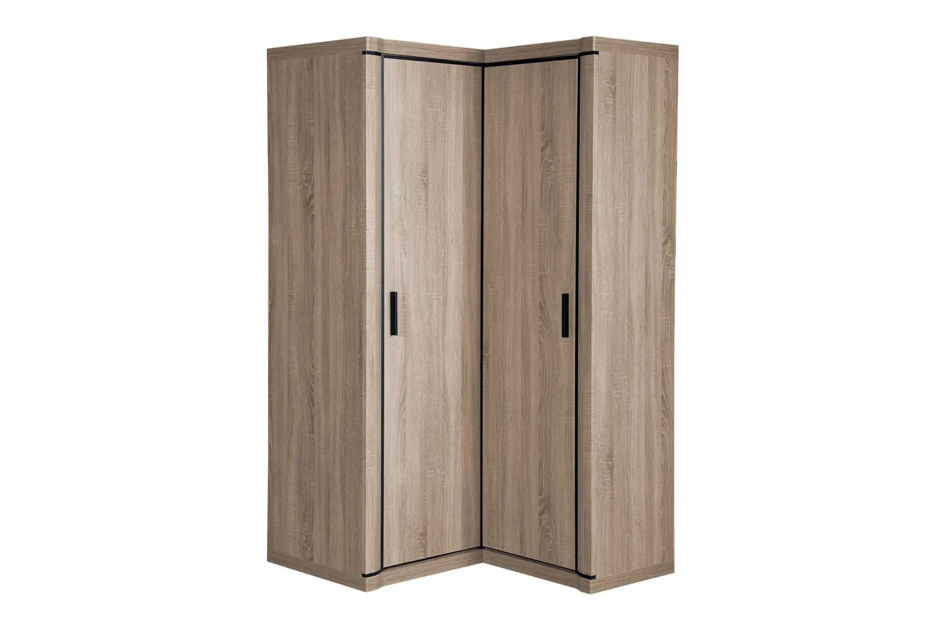 Dallas Garderob 100x58x192 cm LED-belysning