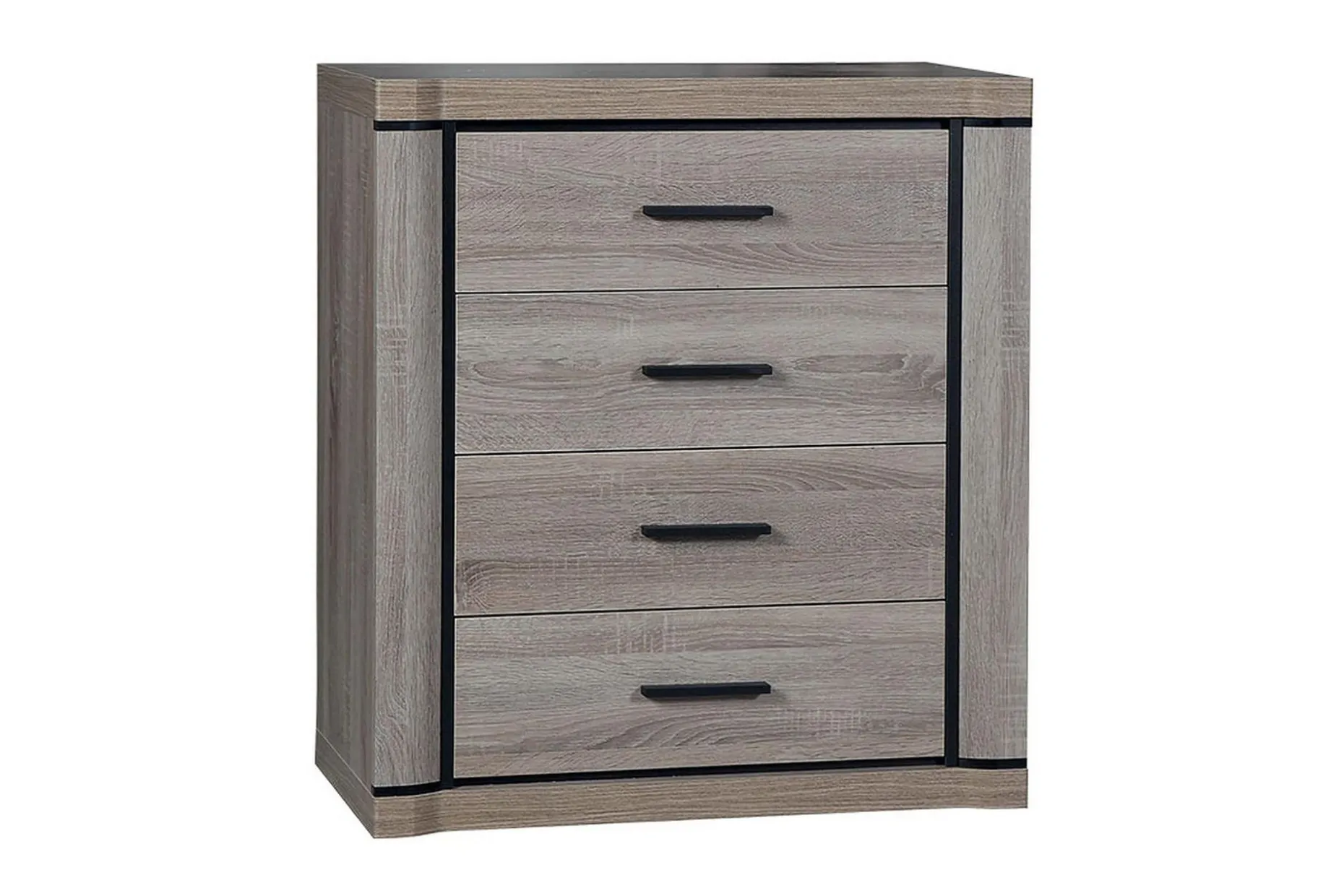 Dallas Skänk 80,5x43,5x91 cm LED-belysning