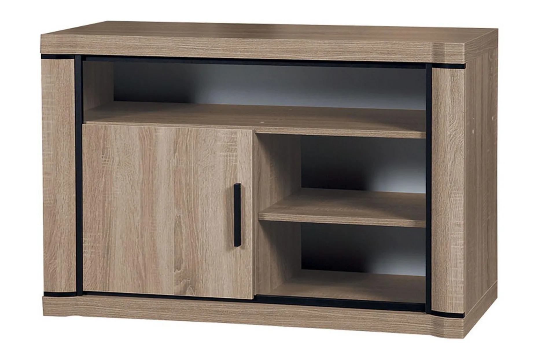 Dallas TV-bänk 107x48x72 cm LED-belysning
