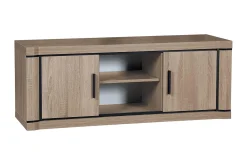 Dallas TV-bänk 137x44x53 cm LED-belysning