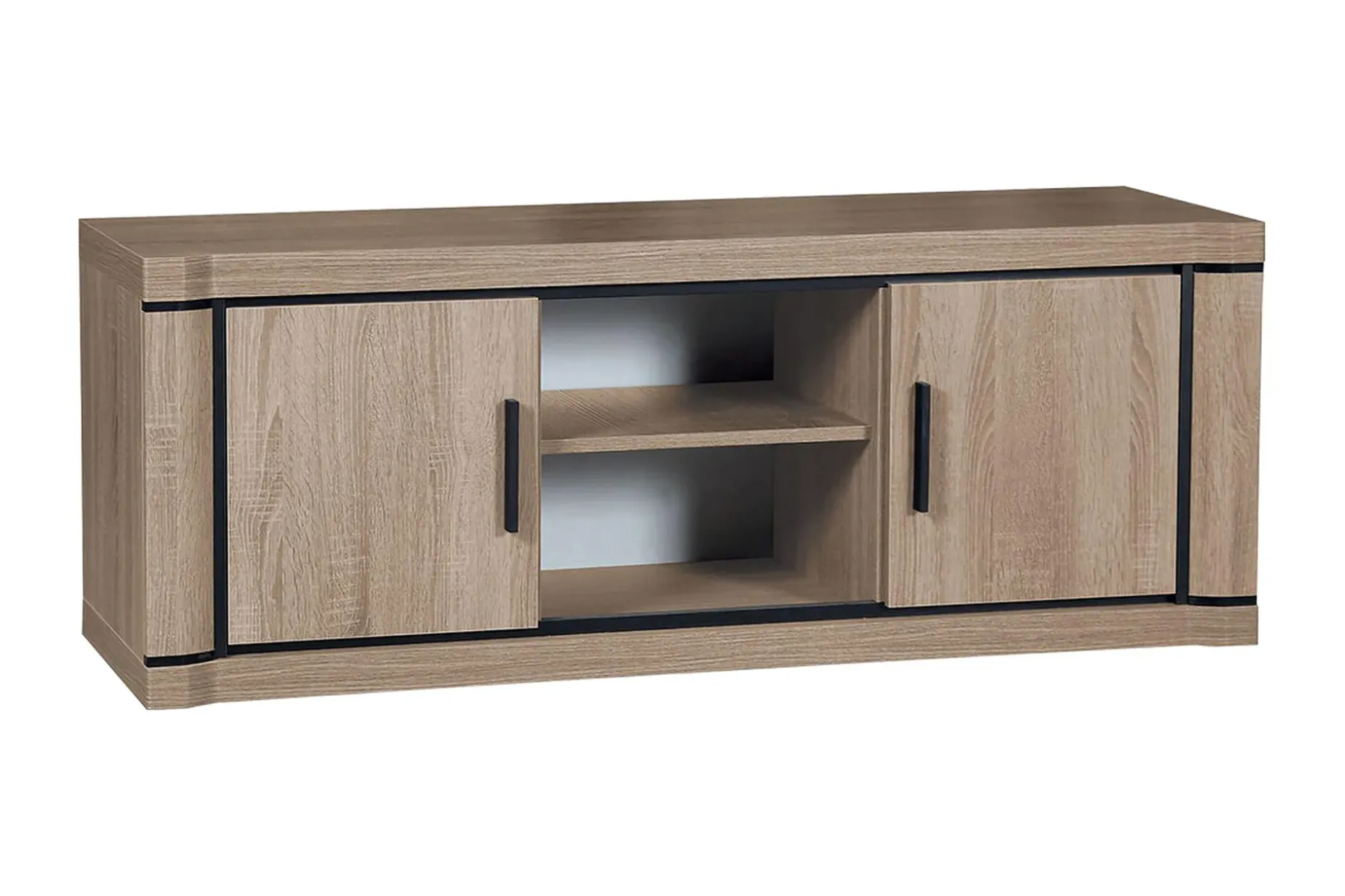 Dallas TV-bänk 137x44x53 cm LED-belysning