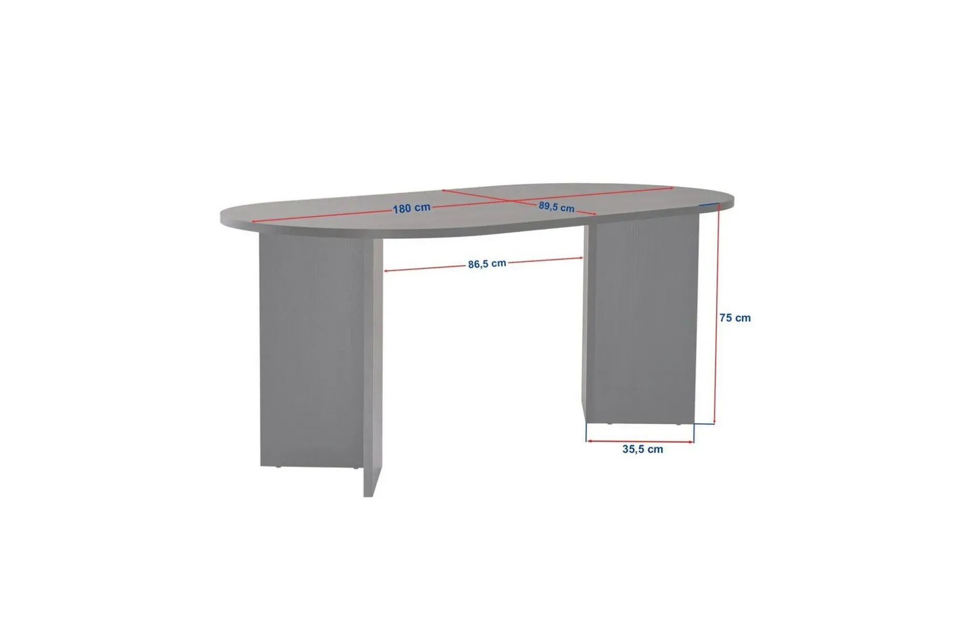 Dano Matbord 180 cm Oval