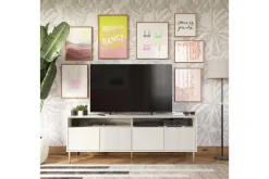 Daphne Tv-bänk 158,5x50 cm Vit