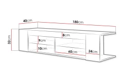 Davalos TV-bänk 180 cm