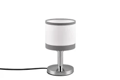 Davos Bordslampa E14 krom/ vit